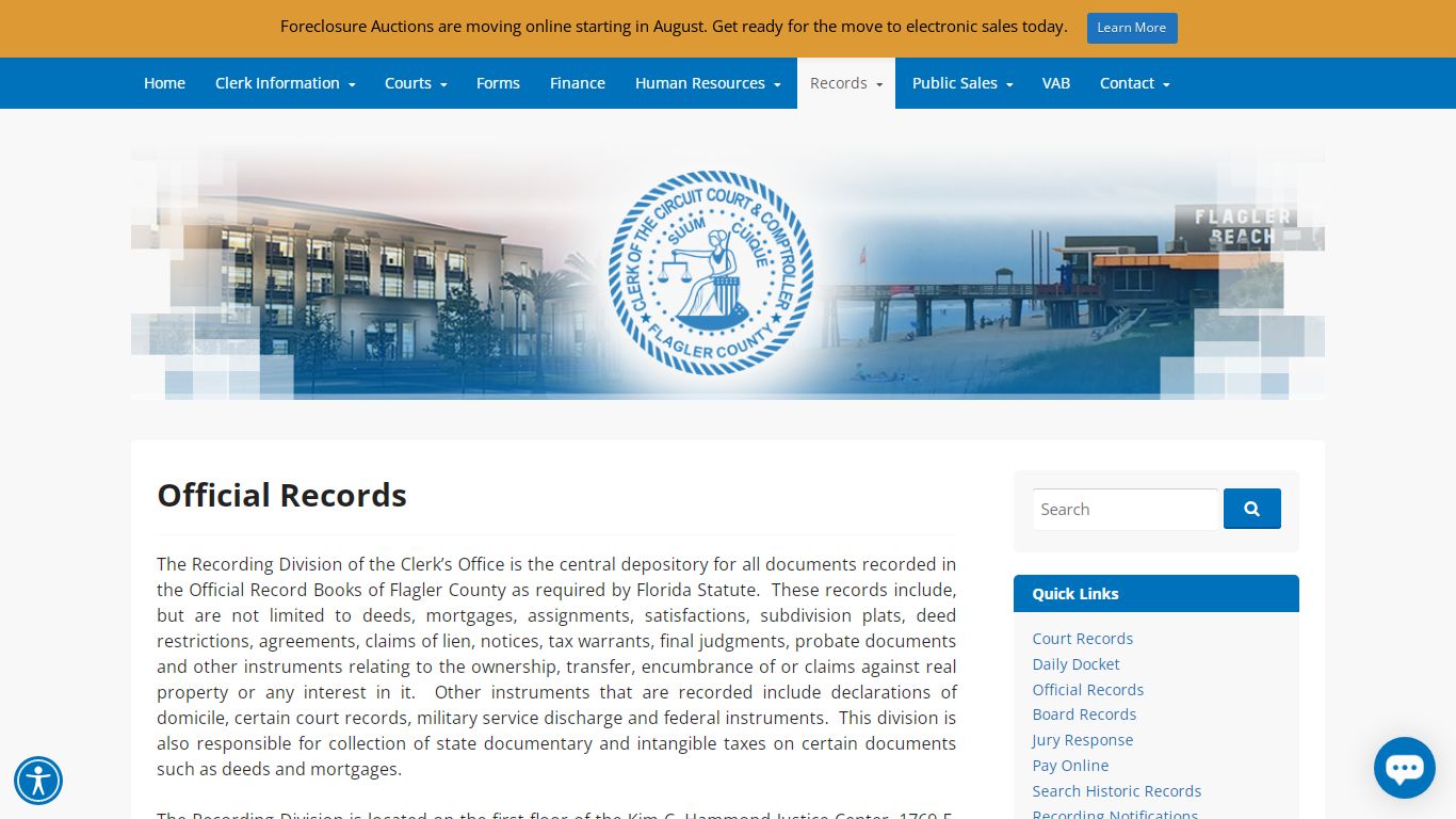 Official Records – Flagler County Clerk of the Circuit ...